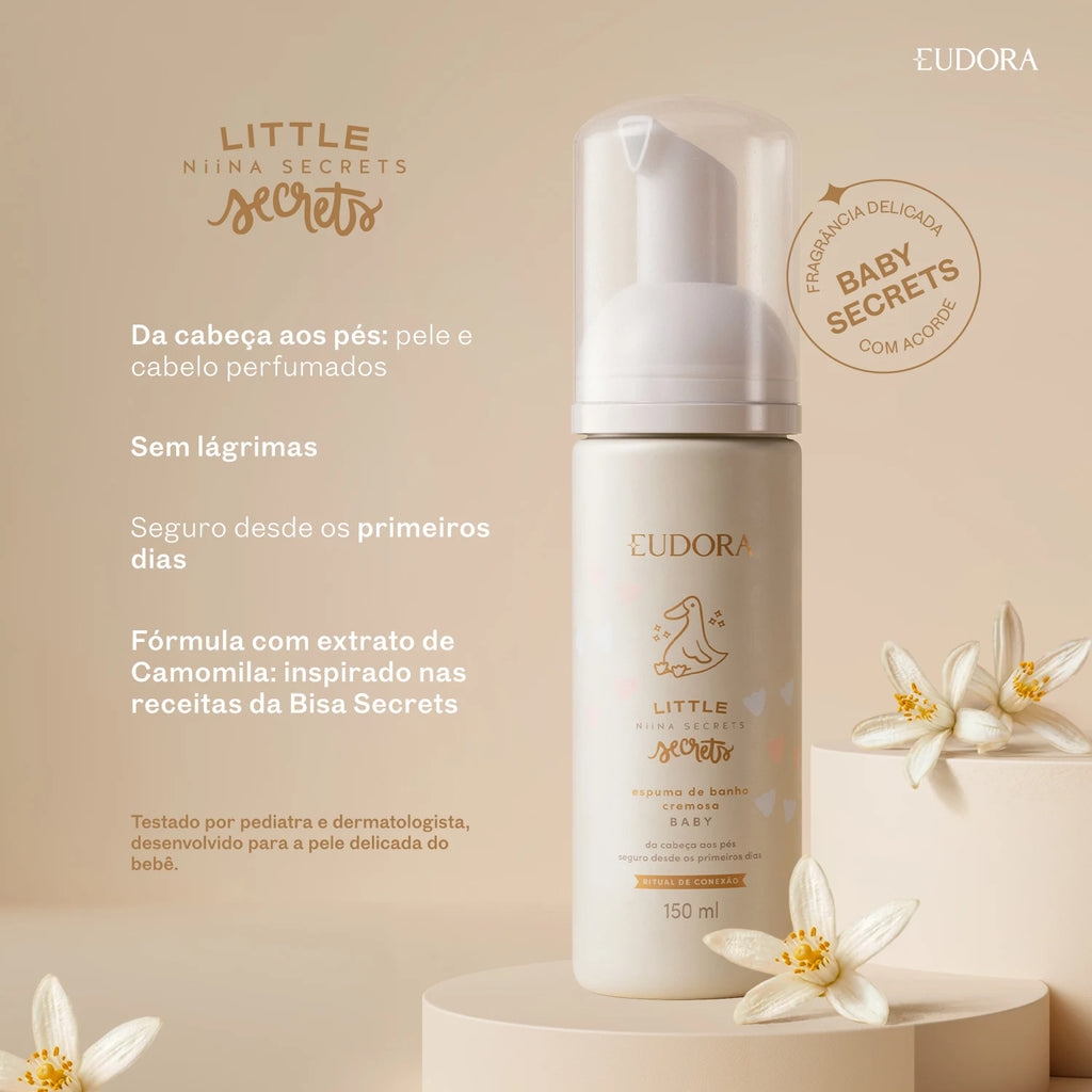 Eudora Espuma De Banho Baby Little Secrets Niina Secrets 150Ml
