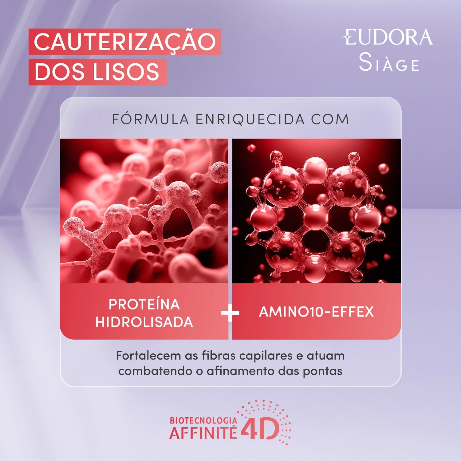 Eudora Siàge Condicionador Cauterização dos Lisos 200ml