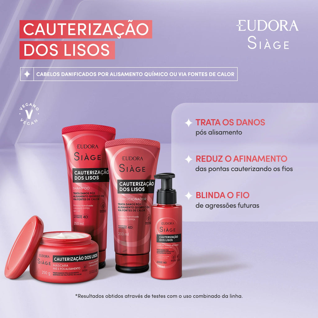 Eudora Siage Mascara Cauterização dos Lisos 250g