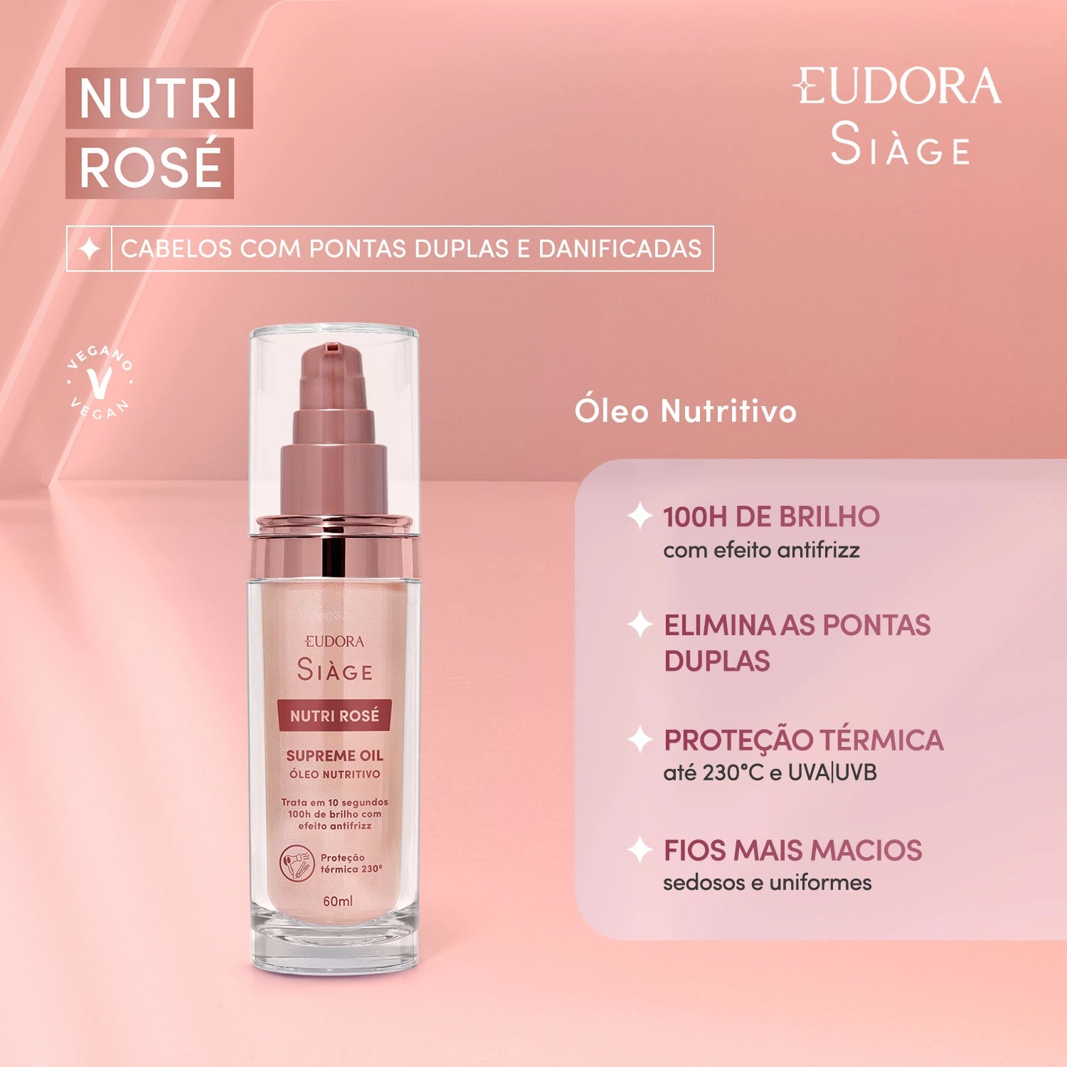 Eudora Siàge Supreme Oil Nutri Rosé 60ml