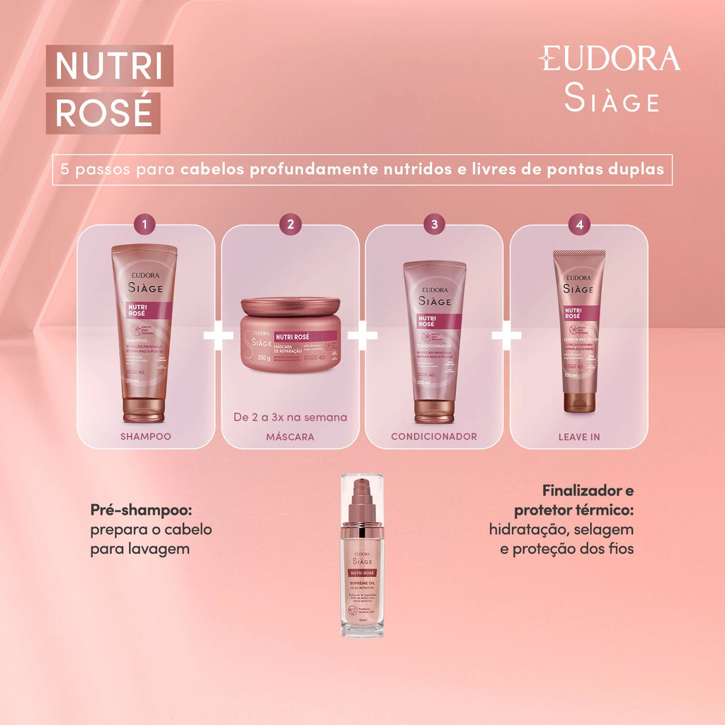 Eudora Siage Shampoo Nutri Rose 250ml