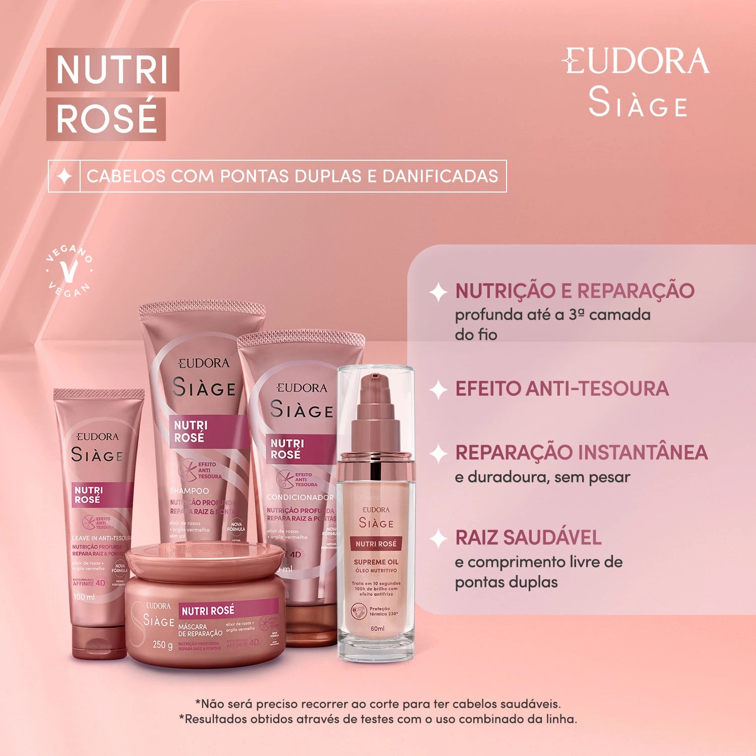 Eudora Siage Shampoo Nutri Rose 250ml