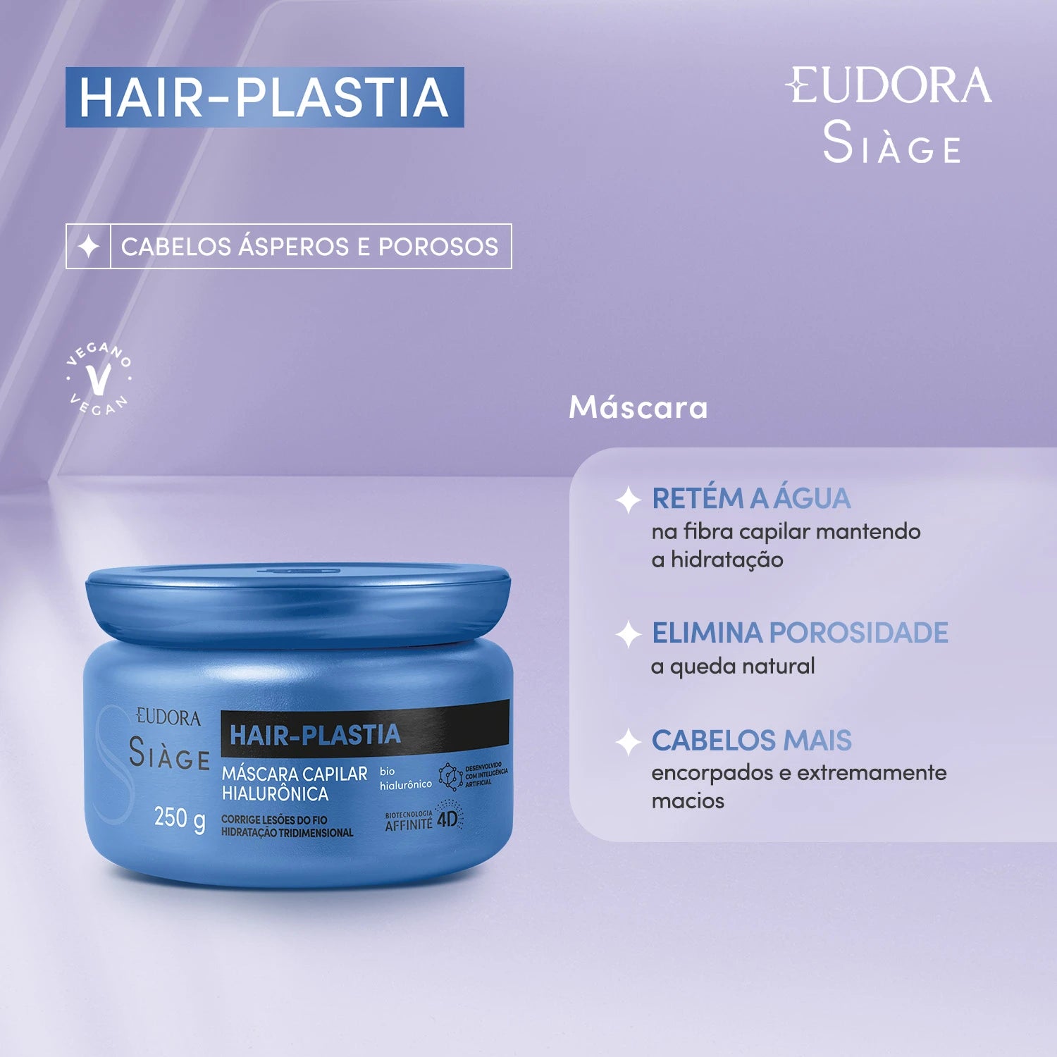 Eudora Siàge Máscara Capilar Hair-Plastia 250g