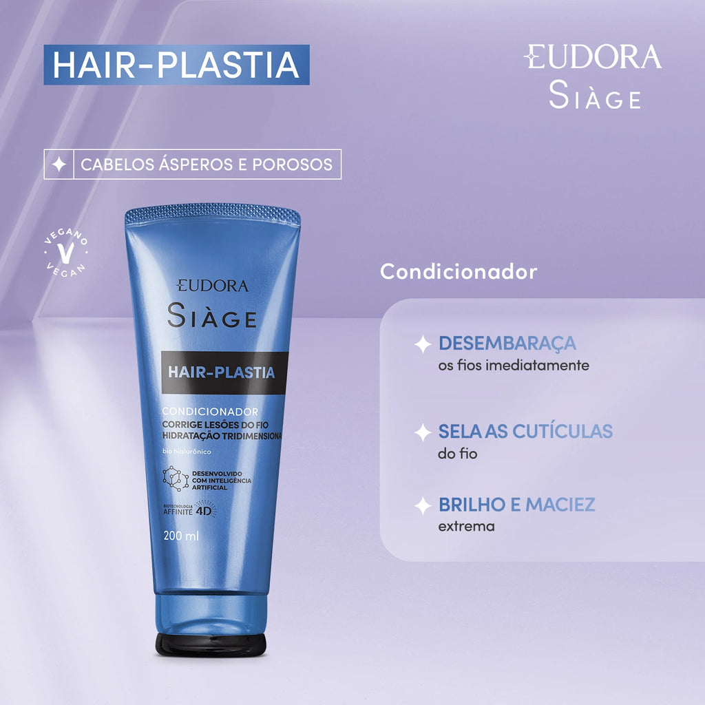 Eudora Siàge Condicionador Hair-Plastia 200ml