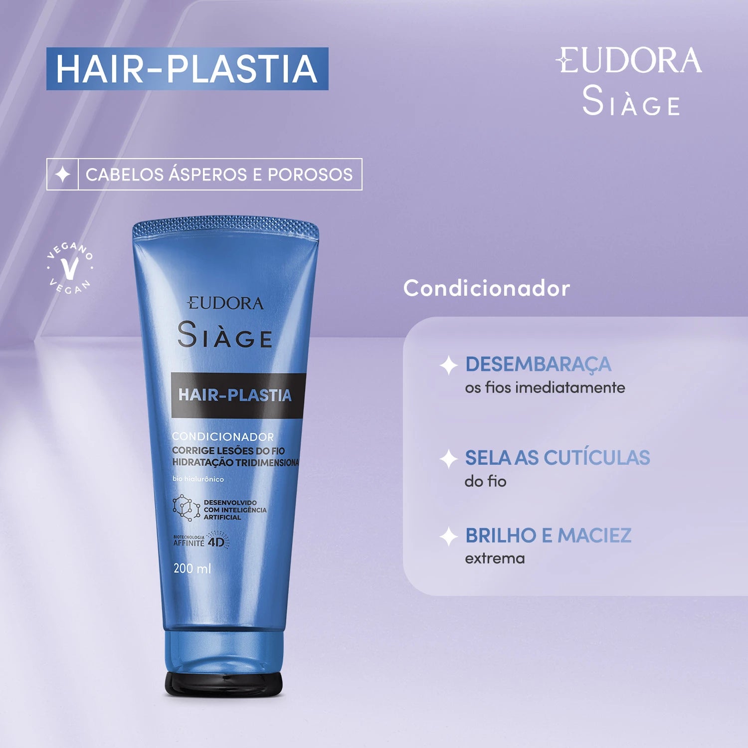 Eudora Siàge Condicionador Hair-Plastia 200ml