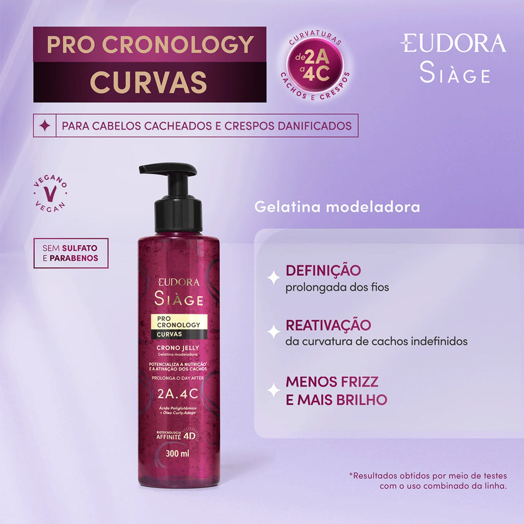 Eudora Siàge Finalizador Crono Jelly Pro Cronology Curvas 300ml