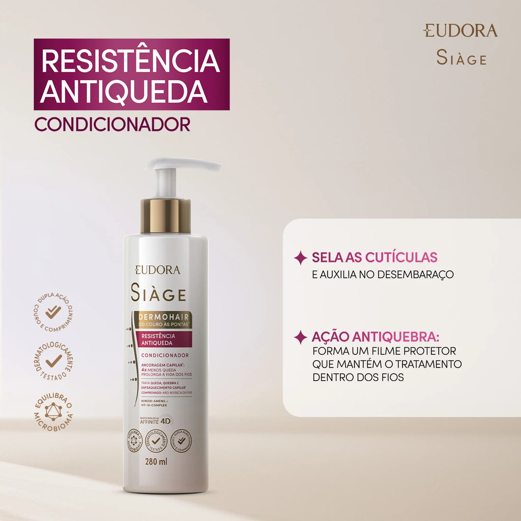 Eudora Siàge Condicionador Resistência Antiqueda 280ml