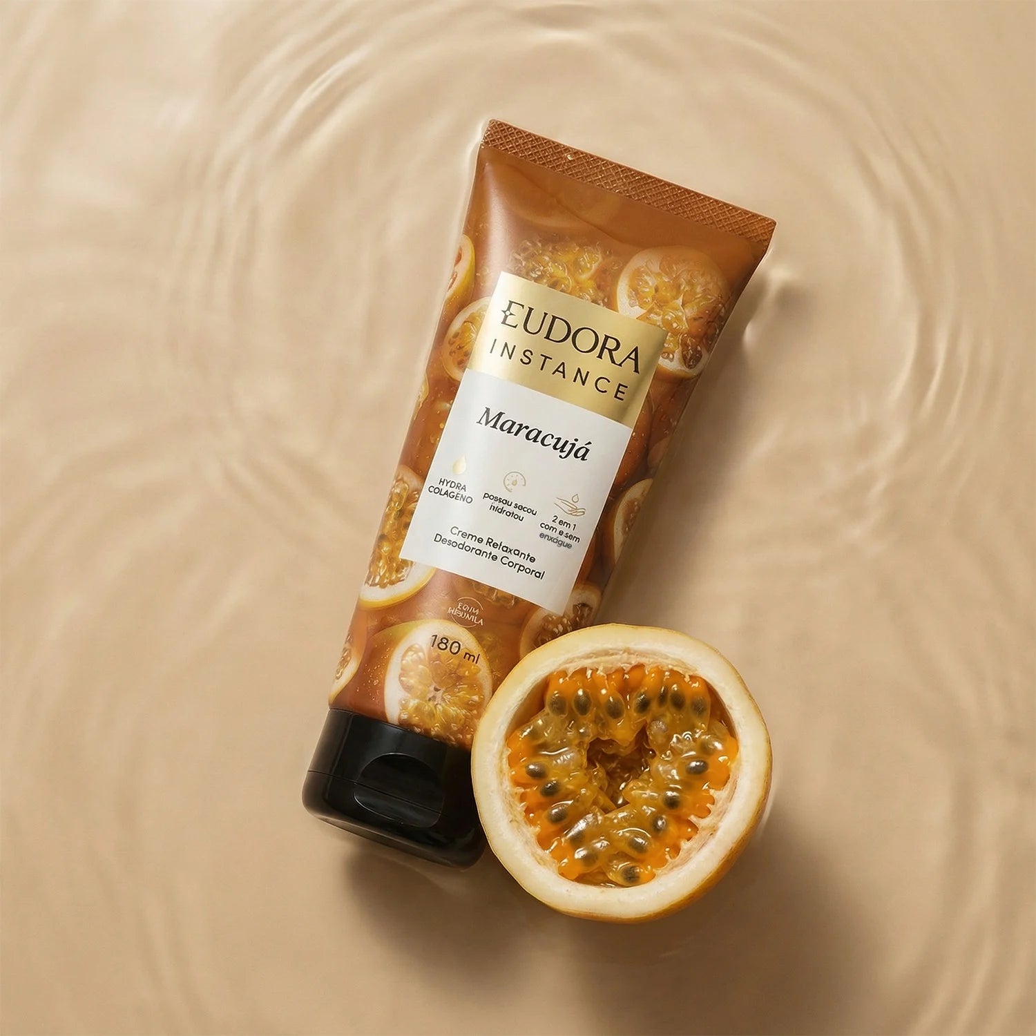 Eudora Instance Maracujá Creme Relaxante Corporal 180ml