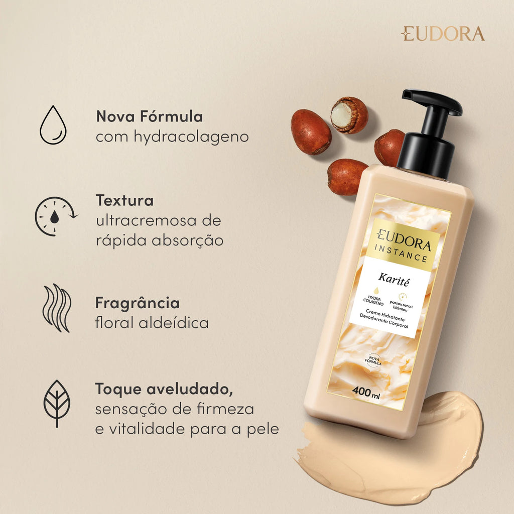 Eudora Instance Shea Body Moisturizer 400ml