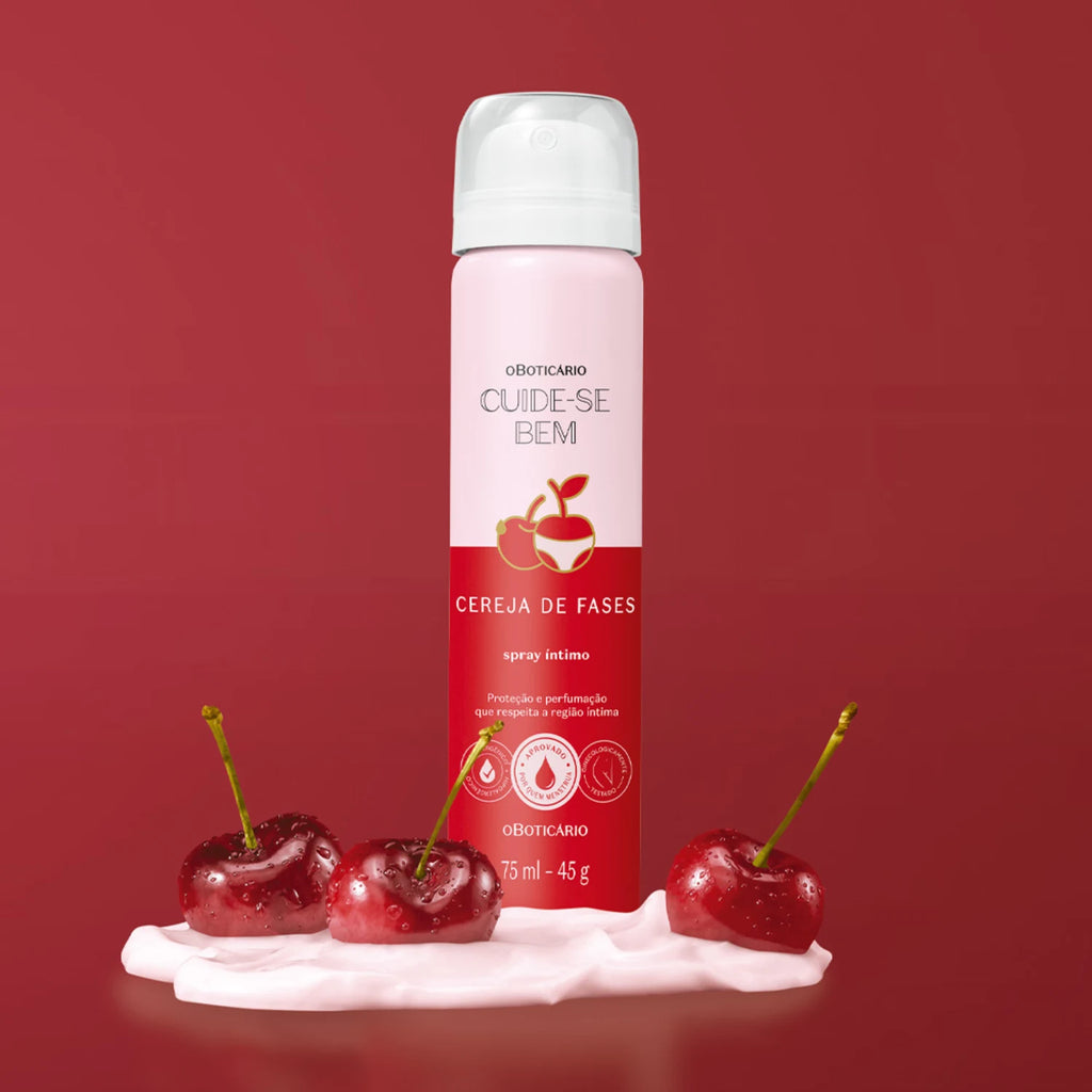 O Boticário Spray Íntimo Desodorante Cuide-Se Bem Cereja De Fases 75Ml