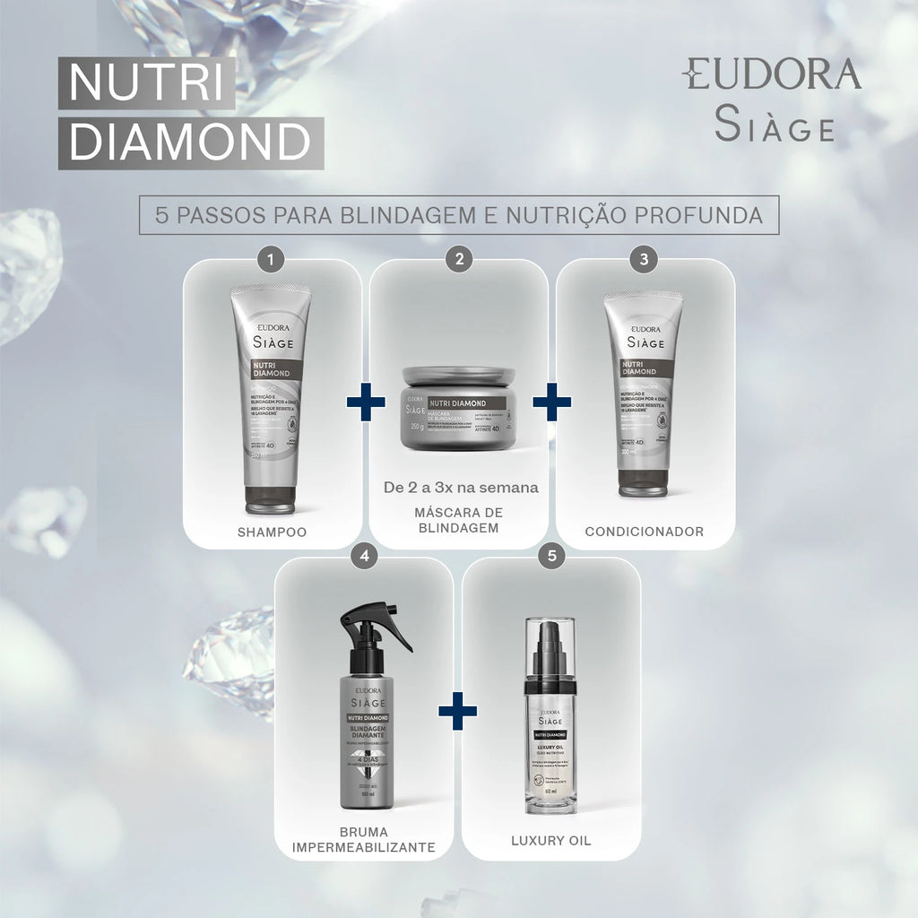 Eudora - Óleo Nutritivo Siàge Nutri Diamond 60Ml