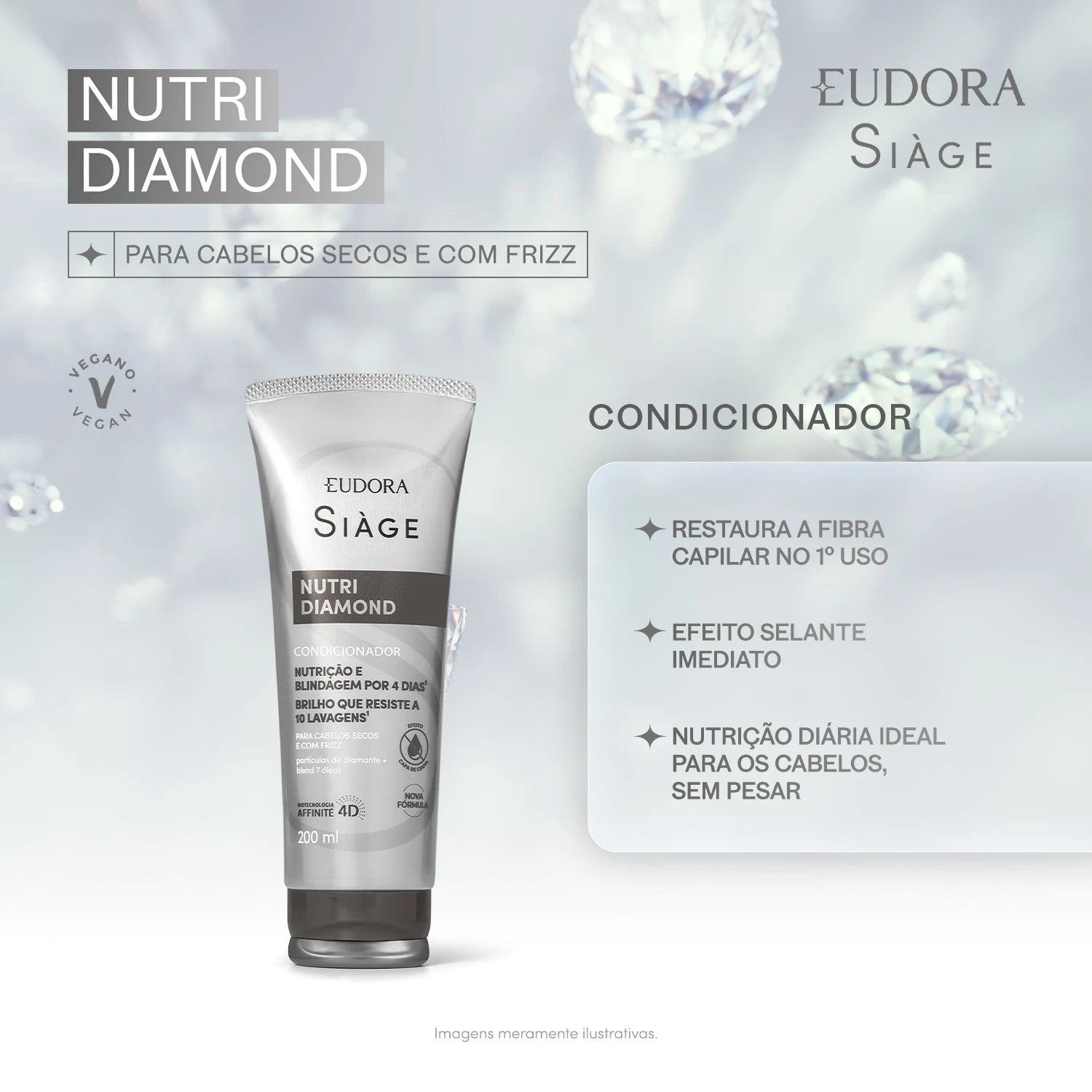 Eudora - Condicionador Siàge Nutri Diamond 200Ml