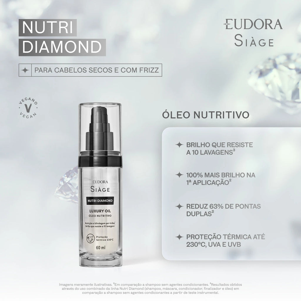 Eudora - Óleo Nutritivo Siàge Nutri Diamond 60Ml