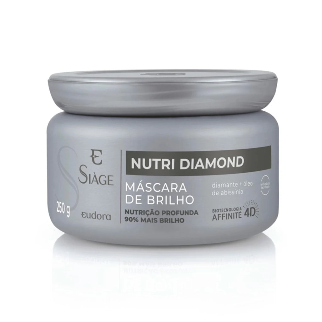 Eudora -  Máscara Capilar De Brilho Siàge Nutri Diamond 250G