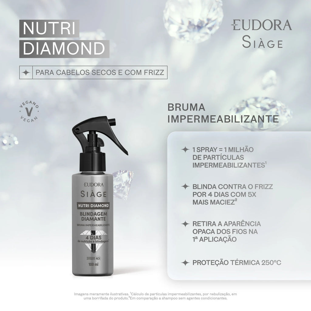 Eudora - Bruma Impermeabilizante Siàge Nutri Diamond 100Ml