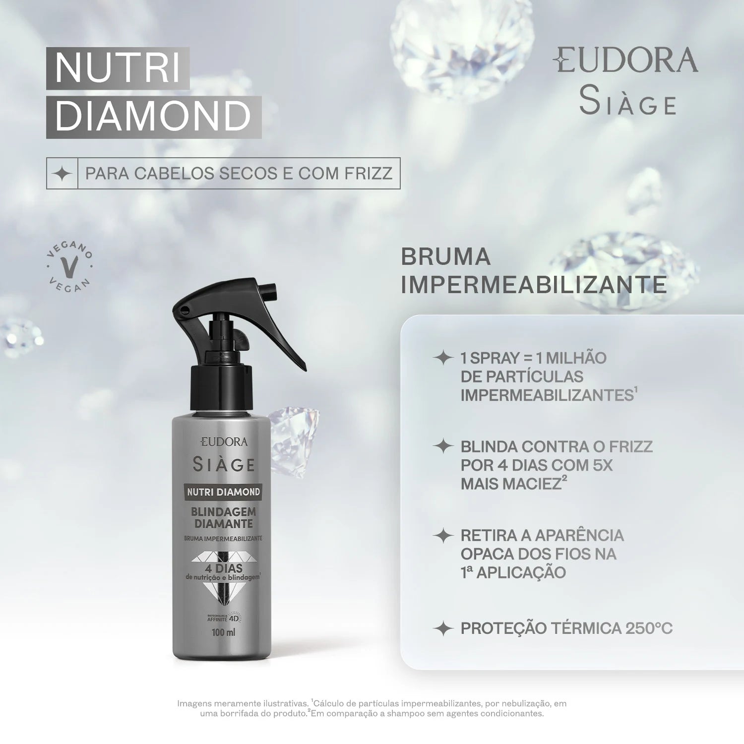 Eudora - Bruma Impermeabilizante Siàge Nutri Diamond 100Ml