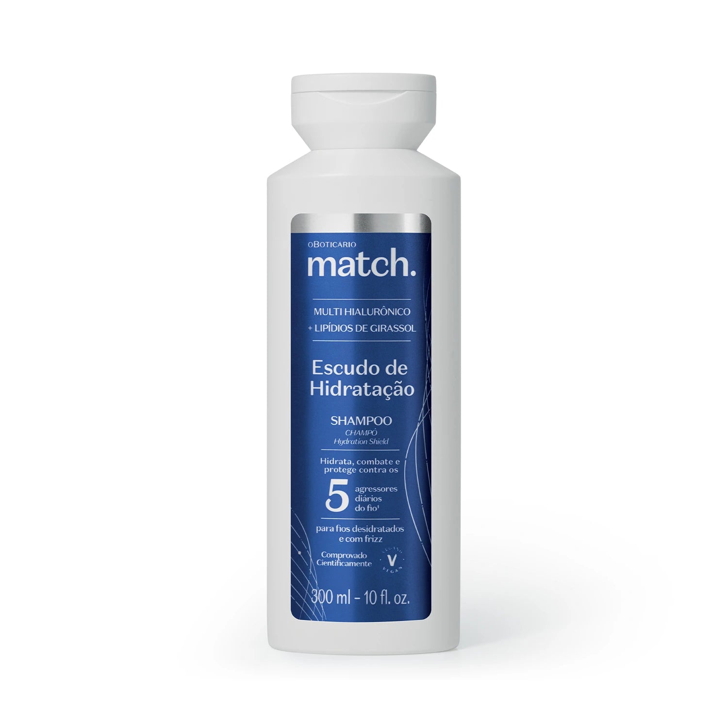 Boticario - Shampoo Match. Escudo De Hidratação 300Ml