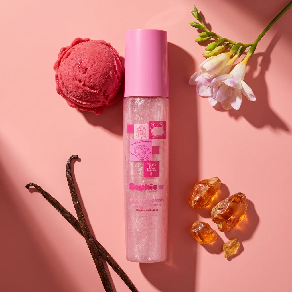 Boticario - Shimmer Splash Corpo E Cabelo Sophie Toy Story 5 Chapéu Cintilante 110Ml