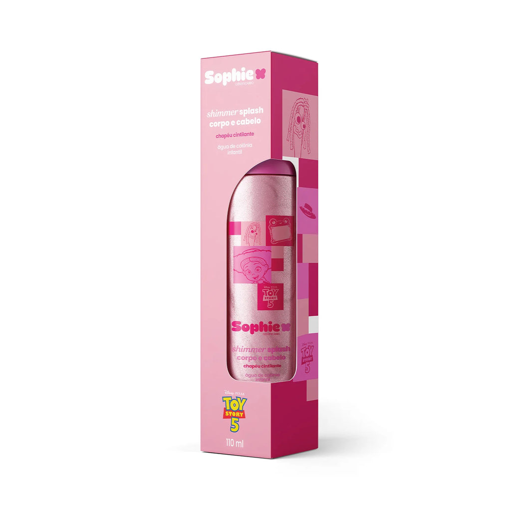 Boticario - Shimmer Splash Corpo E Cabelo Sophie Toy Story 5 Chapéu Cintilante 110Ml