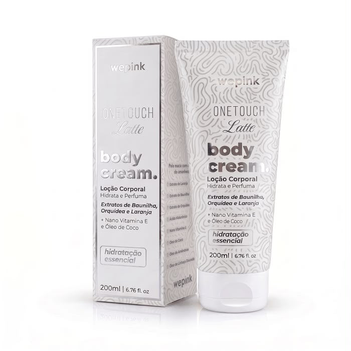 Body Cream One Touch Latte Desodorante Hidratante 200ml - Wepink