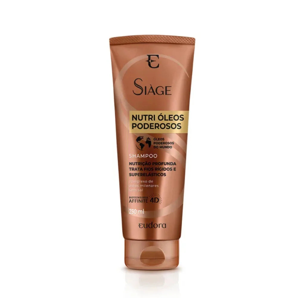 SIÀGE SHAMPOO NUTRI ÓLEOS PODEROSOS 250ML EUDORA -