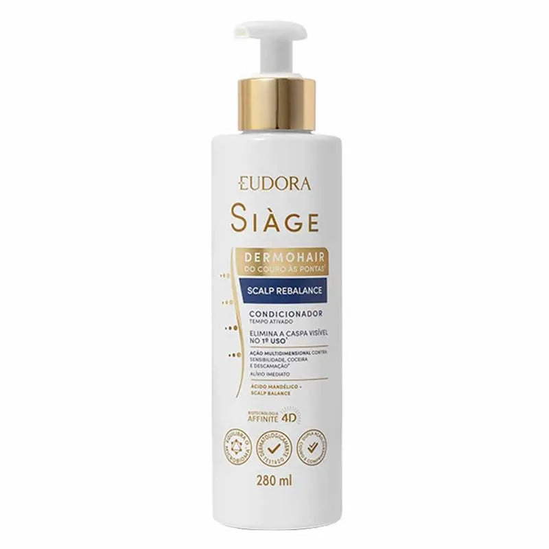 Eudora Siàge Condicionador Dermo Scalp Hair Rebalance Anticaspa 280ml